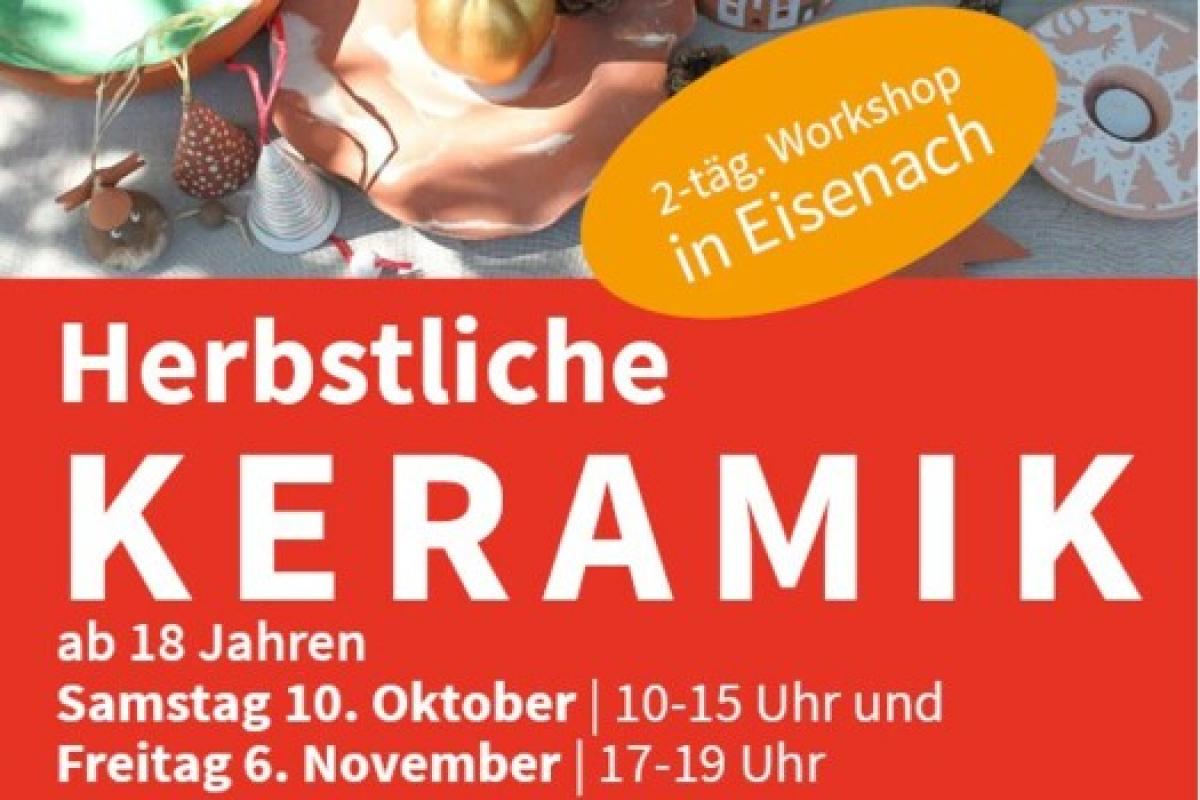 Bild zur Veranstaltung: Herbstliche Keramik - ein 2-tägiger Workshop in der Kunstschule Eisenach