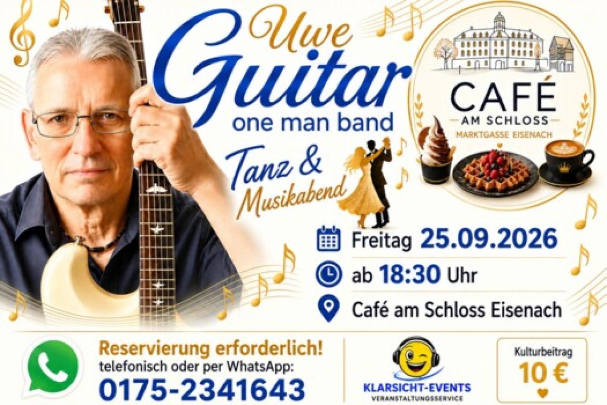 Bild zur Veranstaltung: Uwe Guitar one man band - Tanz & Musikabend