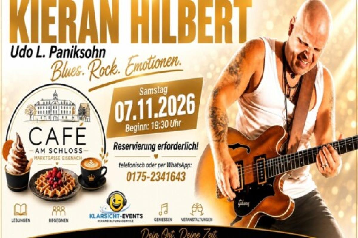 Bild zur Veranstaltung: Kieran Hilbert - Udo L. Paniksohn: Blues. Rock. Emotionen.