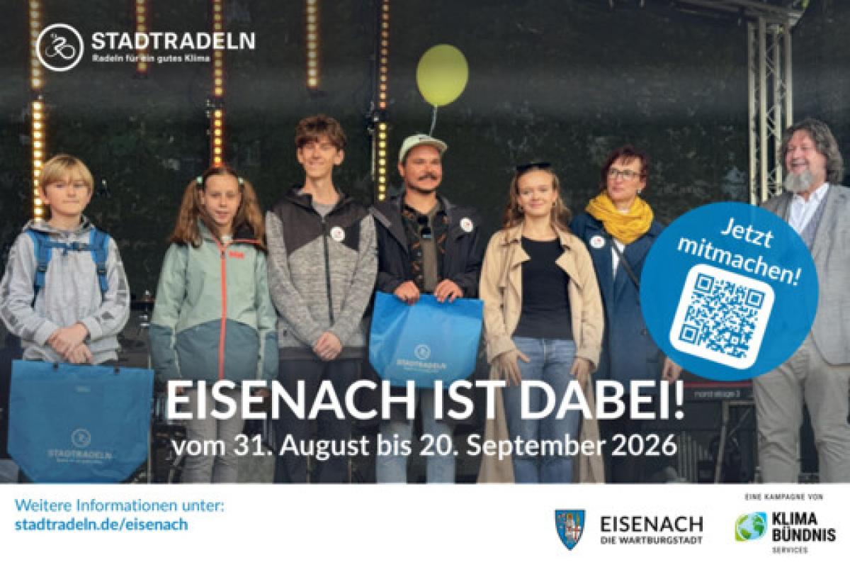 Bild zur Veranstaltung: Preisverleihung STADTRADELN & SCHULRADELN 2026