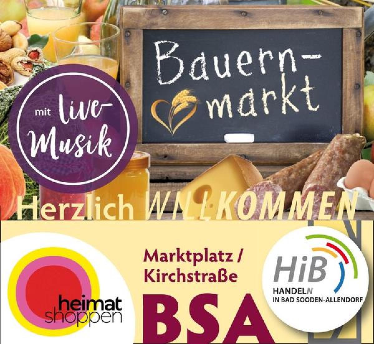 Bild zur Veranstaltung: Bauernmarkt mit verkaufsoffenem Sonntag in Bad Sooden-Allendorf
