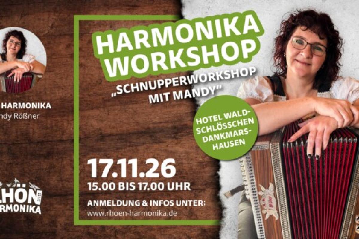 Bild zur Veranstaltung: Steirische Harmonika zum Anfassen – Schnupper-Workshop im Waldschlösschen Dankmarshausen