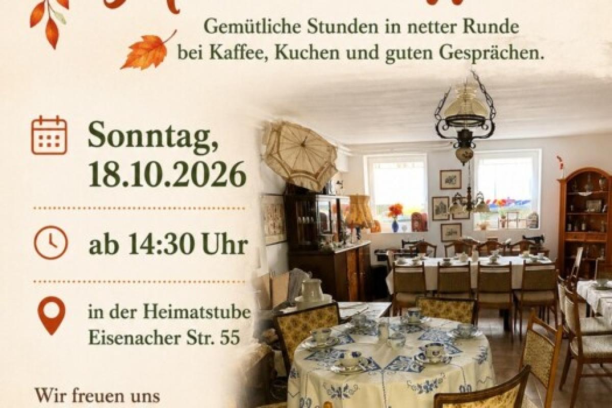 Bild zur Veranstaltung: Herbstkaffee 