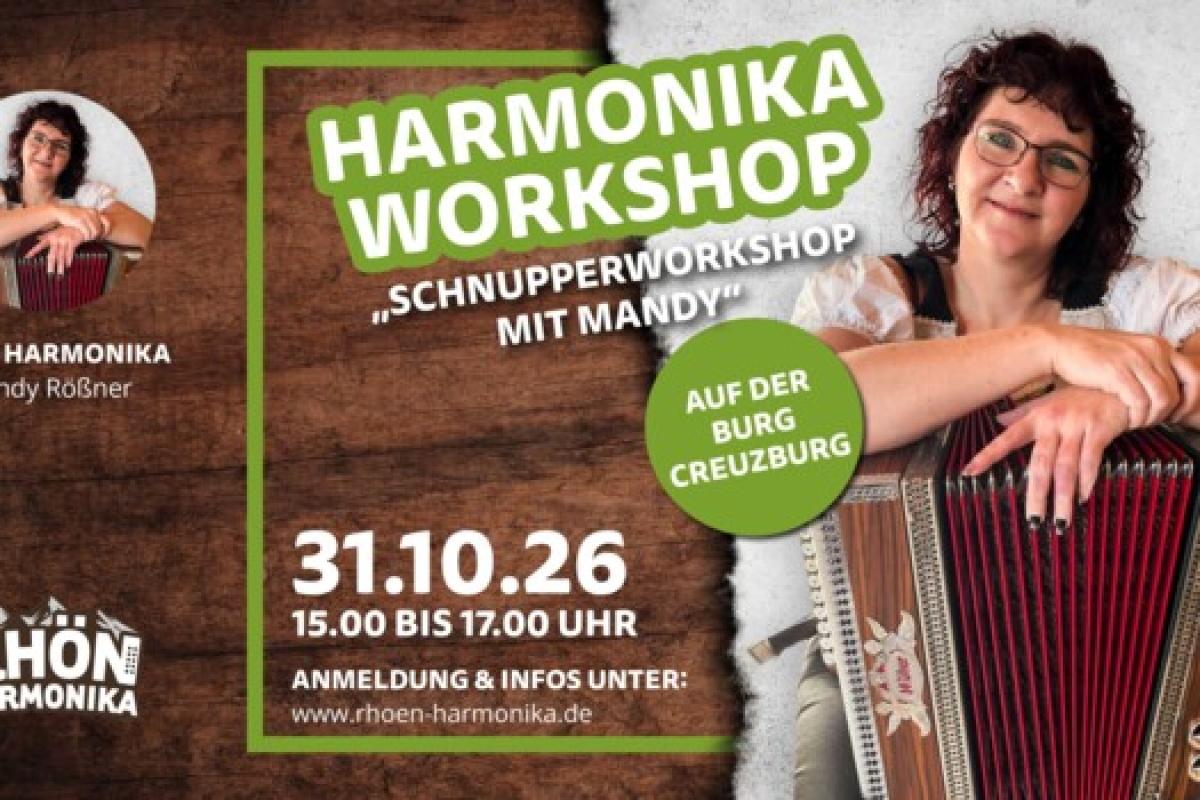 Bild zur Veranstaltung: Steirische Harmonika zum Anfassen – Schnupper-Workshop auf der Burg Creuzburg