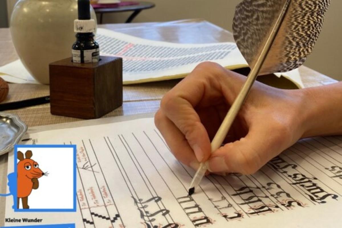 Bild zur Veranstaltung: Kalligraphie für Kinder zum Aktionstag 