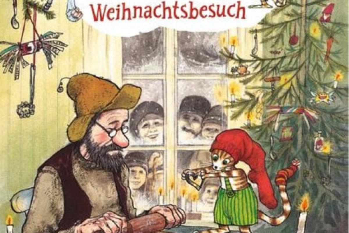 Bild zur Veranstaltung: Theaterspezial in der Bibliothek - Pettersson und Findus - eine Weihnachtsgeschichte