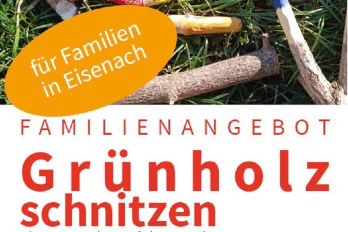 Bild zur Veranstaltung: Grünholz schnitzen - ein Familienangebot in der Kunstschule Eisenach